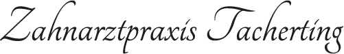 Wortmarke der Zahnarztpraxis Tacherting
